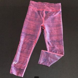 Under Armor UA Compression Pants XS Hot Pink